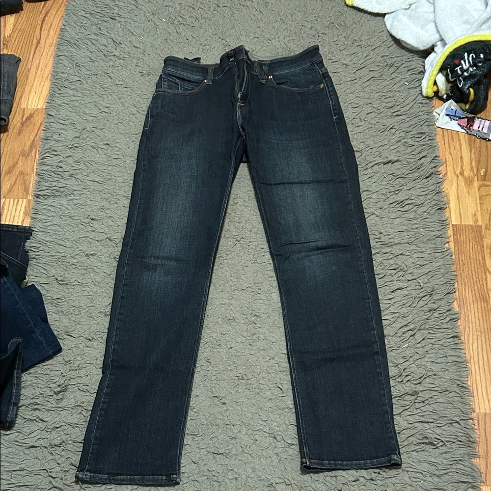 Classic Black Straight-Leg Men's Jeans